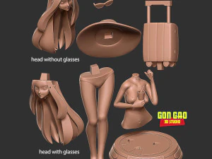 Beauty bikini 3D Print Model