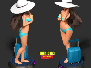 Beauty bikini 3D Print Model