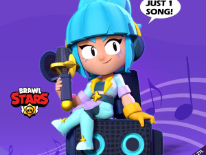 Janet - Brawl Stars 3D-printmodel