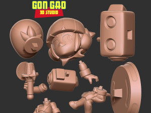 Janet - Brawl Stars 3D Print Model