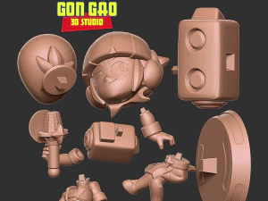 Janet - Brawl Stars 3D Print Model