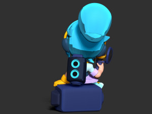 Janet - Brawl Stars 3D Print Model
