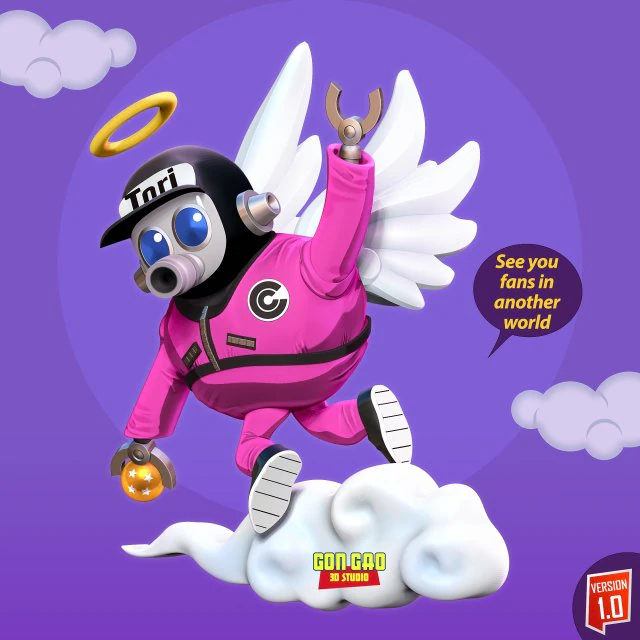 Toribot - Akira Toriyama 3D Print Model .c4d .max .obj .3ds .fbx .stl .blend