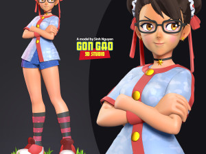 Chun-Li - Ready to fight 3D Принт Модель