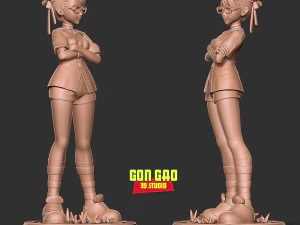 Chun-Li - Ready to fight 3D Print Model