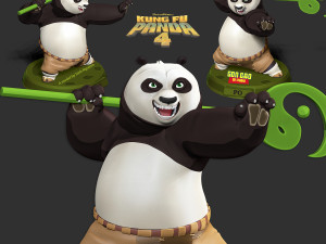 Master Po - Kung Fu Panda 4 3Dプリントモデル