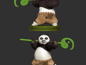 Master Po - Kung Fu Panda 4 3Dプリントモデル