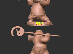 Master Po - Kung Fu Panda 4 3Dプリントモデル