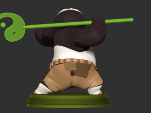 Master Po - Kung Fu Panda 4 3Dプリントモデル