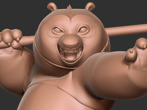 Master Po - Kung Fu Panda 4 3Dプリントモデル