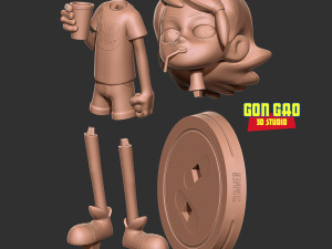 Kid Gwen Tennyson Fanart 3D Print Model