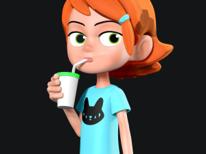 Kid Gwen Tennyson Fanart 3D Print Model