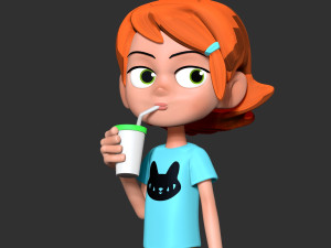 Kid Gwen Tennyson Fanart 3D Print Model
