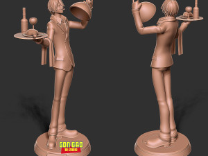 Sanji - One Piece Fanart 3D Принт Модель
