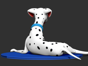 Perdita - 101 Dalmatians Fanart 3Dプリントモデル