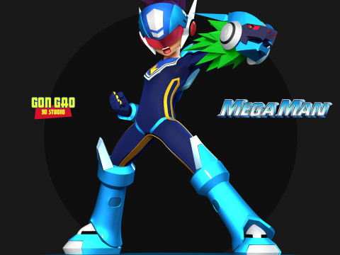 Mega Man Star Force 3D Baskı Modeli