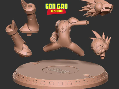 Mega Man Star Force 3D Print Model