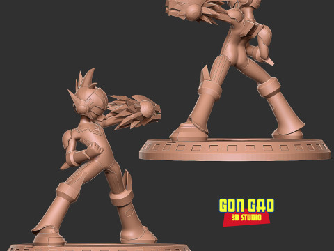 Mega Man Star Force 3D 프린트 모델