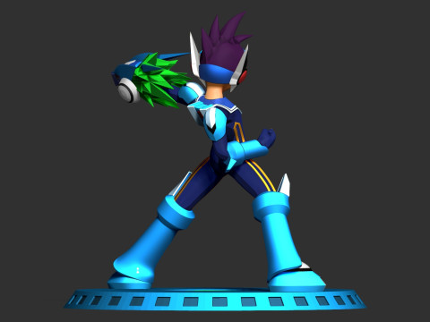Mega Man Star Force 3D 프린트 모델