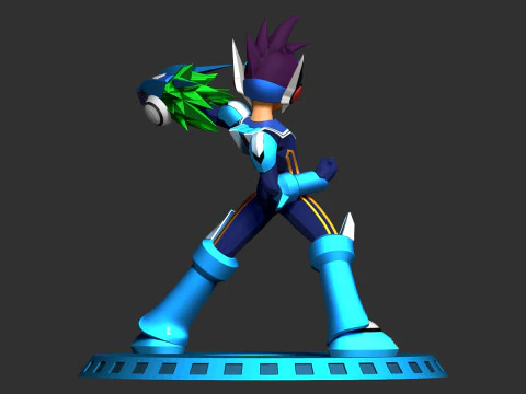 Mega Man Star Force 3D Print Model