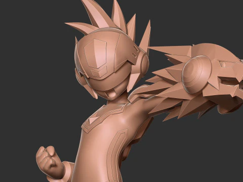 Mega Man Star Force 3D Print Model