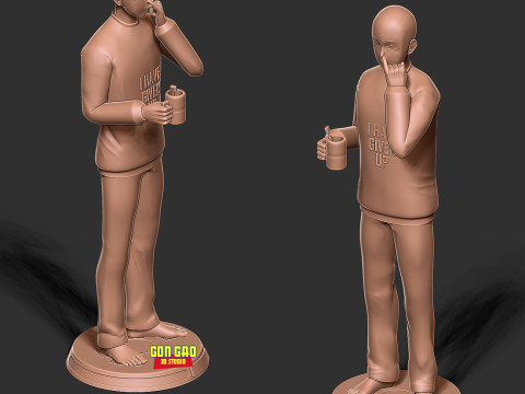 Saitama before bedtime 3D Принт Модель