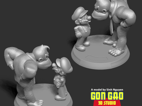 Mario vs Donkey Kong Modelo de impresión 3D