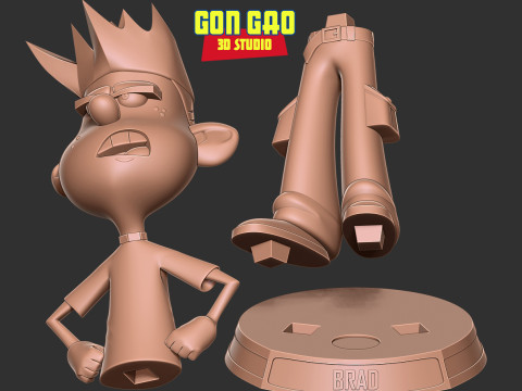 Brad Buttowski Fanart 3D-printmodel
