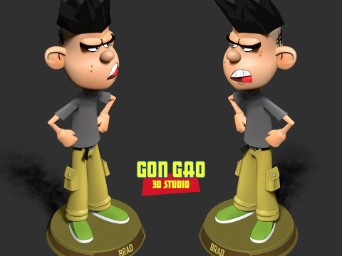 Brad Buttowski Fanart 3D-printmodel