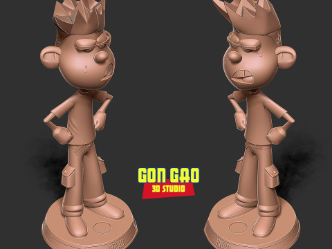 Brad Buttowski Fanart 3D-printmodel