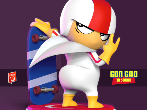 Kick Buttowski Fanart Modelo de Impressão 3D