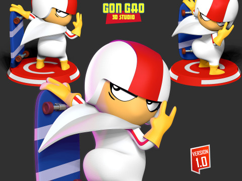 Kick Buttowski Fanart Modèles 3D en vedette
