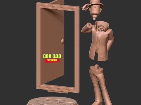 Professor Layton 3D Print Model