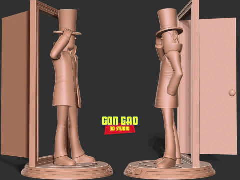 Профессор Лейтон 3D Принт Модель