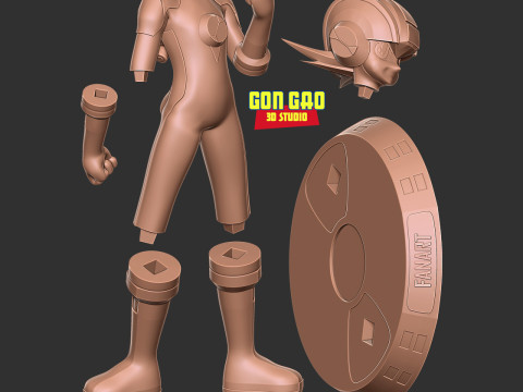 Mega Man Battle Network Model do druku 3D