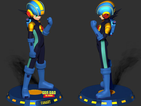 Mega Man Battle Network Model do druku 3D