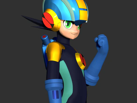 Mega Man Battle Network 3D Print Model