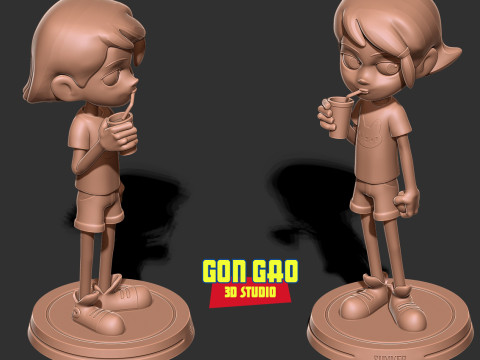 Kid Gwen Tennyson Fanart 3D Print Model