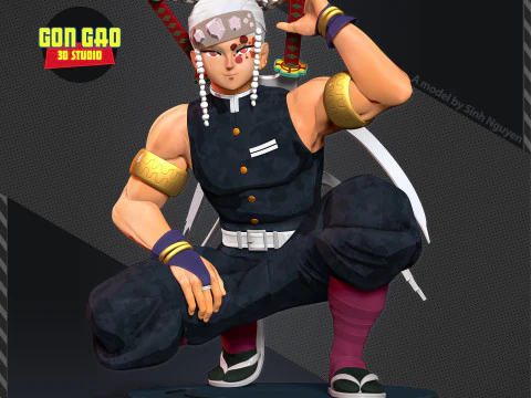 Tengen Uzui - Demonendoder 3D printmodel