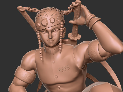 Tengen Uzui - Demon Slayer Model Cetak 3D
