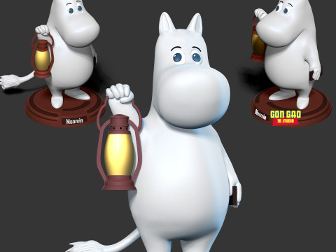 Moomin Model Cetak 3D