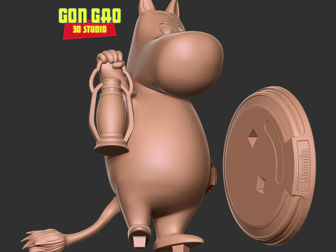 Moomin 3D Print Model