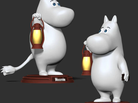 Moomin 3D Print Model