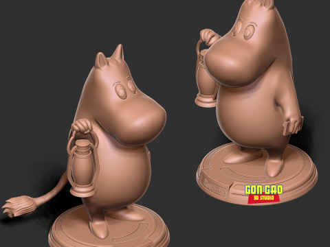Moomin Model Cetak 3D