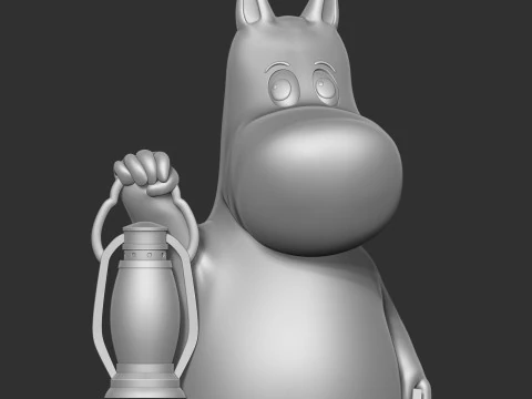 Moomin 3D Print Model