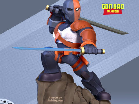 Deathstroke Fanart Modello di stampa 3D