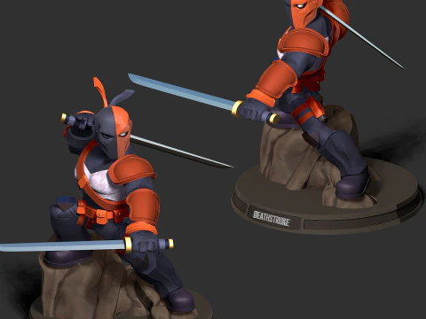 Deathstroke Fanart 3D Print Model