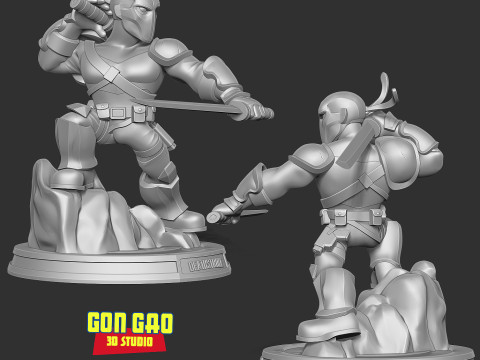 Deathstroke Fanart 3D-printmodel