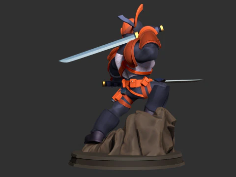 Deathstroke Fanart 3D Print Model