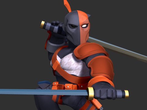 Deathstroke Fanart 3D-printmodel